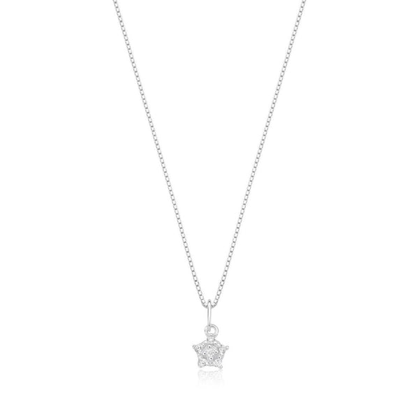 COLAR ESTRELA COM 6 PEDRAS CRISTAL