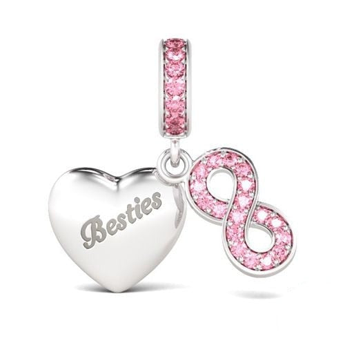 Berloques em Prata 925 - Charm My Life Melhores Amigos