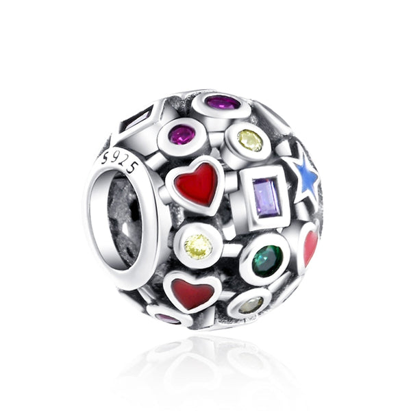 Berloque em prata - Charm My Life Ball Colors
