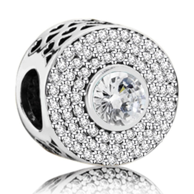 Berloque em Prata - Charm My Life Brilhantes