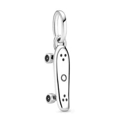 Pingente em Prata 925 -  Skate