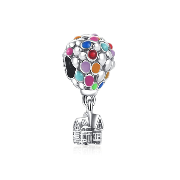 Berloque em prata - Charm My Life Balão Altas Aventuras