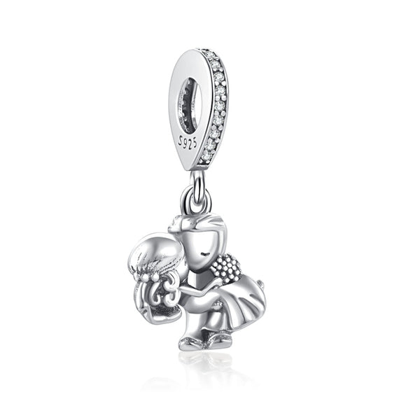 Pingente em prata -  Casal