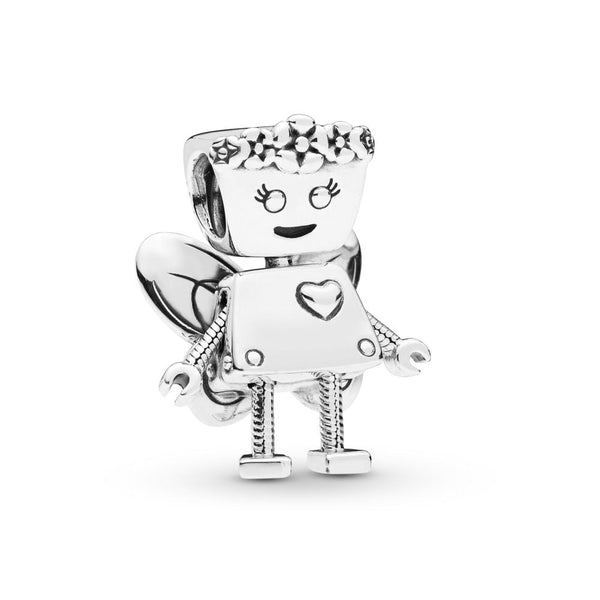 Berloque em prata - Charm My Life Robot Butterfly