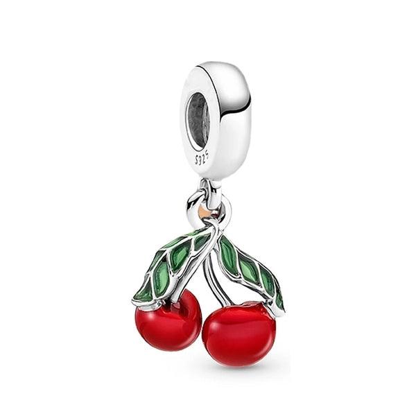 Berloque em prata - Charm My Life Cerejas