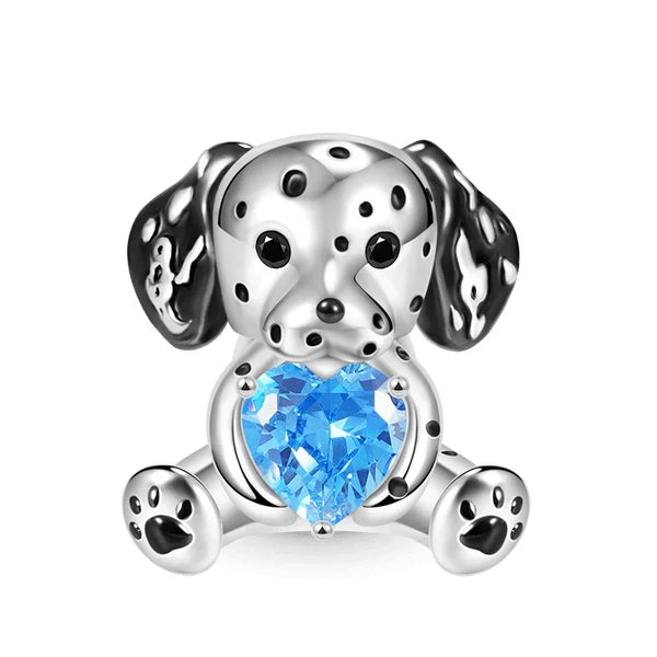 Berloque em Prata 925 - Charm My Life Dalmatas Cachorro