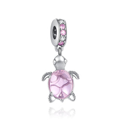 Pingente em prata - Tartaruga Rosa Ocean