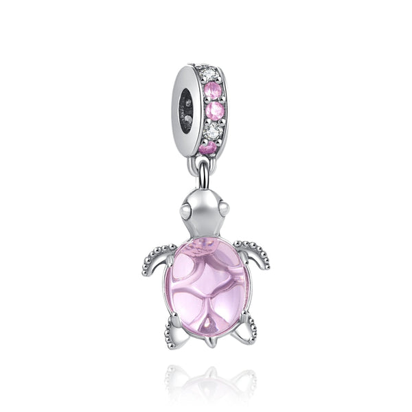 Pingente em prata - Tartaruga Rosa Ocean