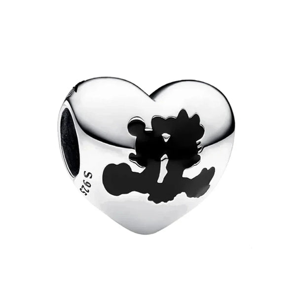 Berloque em Prata 925 - Charm My Life Disney Minnie e Mickey