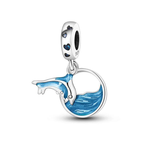 Pingente em Prata 925 - Charm My Life Golfinhos
