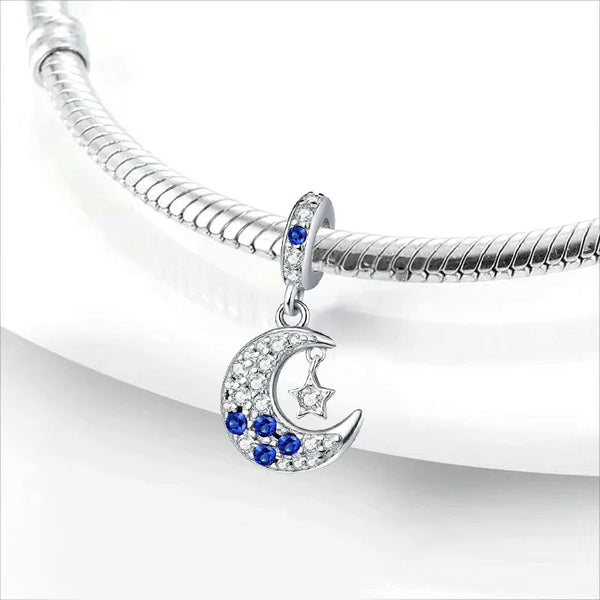 Pingente em Prata 925 - Charm My Life Lua e Estrela