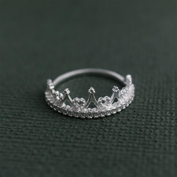 ANEL COROA PRINCESA CORAÇÕES