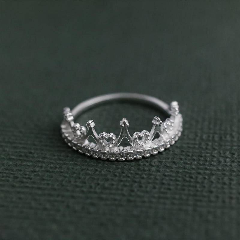 ANEL COROA PRINCESA CORAÇÕES