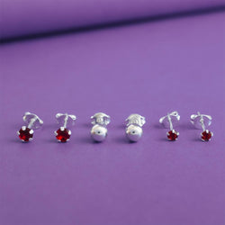 BRI TRIO 3,4MM RUBI E 5MM BOLINHA