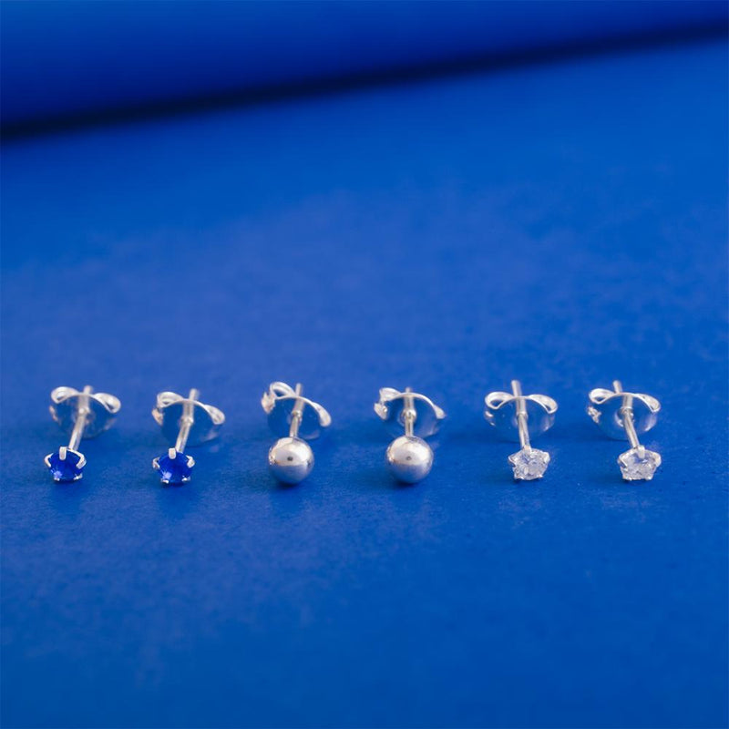 BRI TRIO 3MM CRISTAL/ 3MM SAFIRA/ 4MM BOLINHA