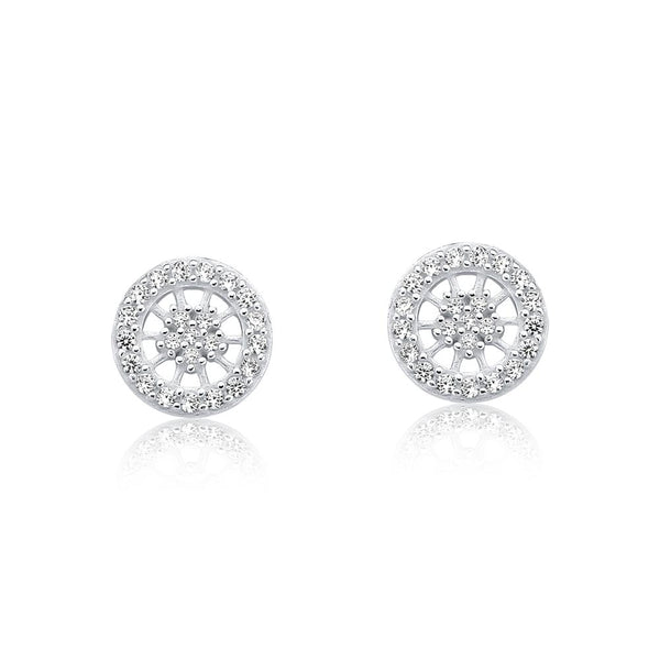 BRINCO REDONDO COM ZIRCONIA 2,5MM CRISTAL