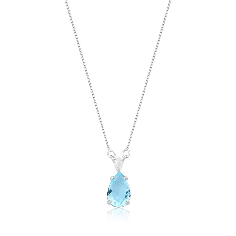 COLAR GOTA COM ZIRCONIA