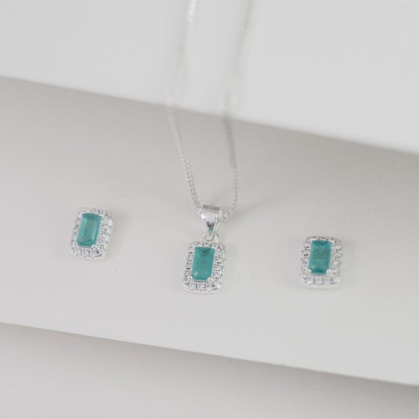CONJUNTO RETANGULO COM ZIRCONIAS 0,7MM